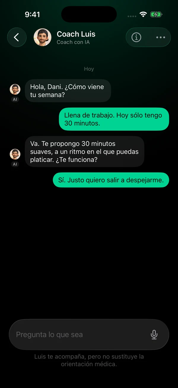 A conversation with Luis in Anew